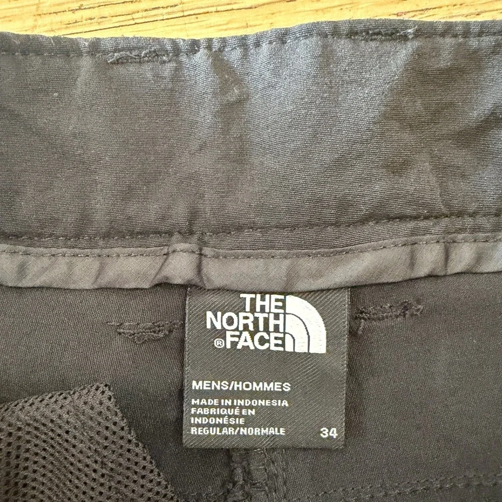 The North Face Motion Pants Black‎ Hiking Stretch Chino Size 34 Regular (1527)